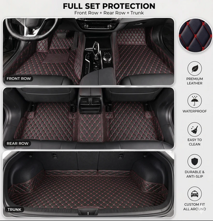 Elvile 2026 Waterproof Non-slip Universal Fit Customized Floor Mats for Cars, SUVs, and Trucks